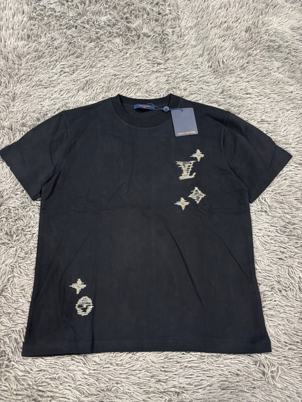 Louis Vuitton Embroidered Logo Tee